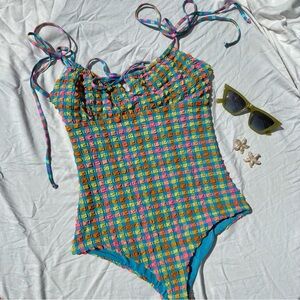 BEACH RIOT • Betsy Popcorn One-Piece Swimsuit